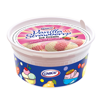 Ice Cream Cup Vanilla & Strawberry
