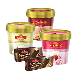 Royal Treat Premium Ice Cream range