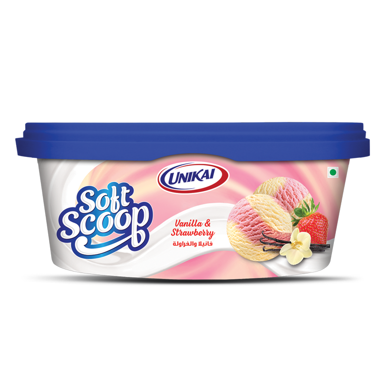 Soft Scoop Vanilla & Strawberry