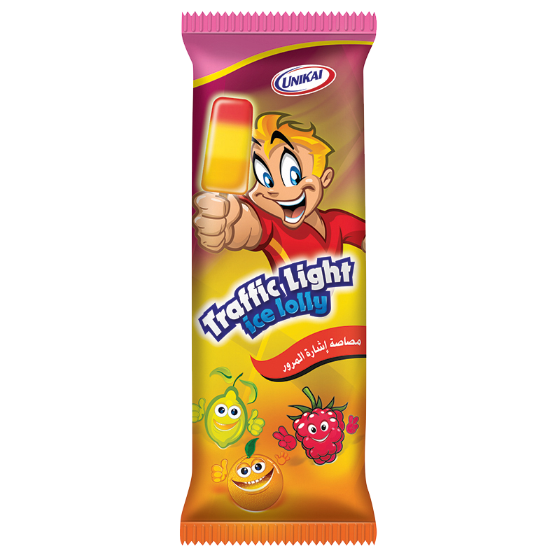 Traffic Light Ice Lolly